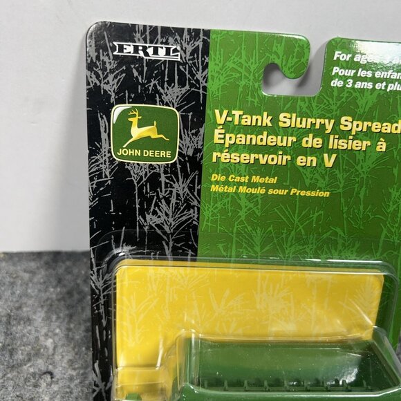 Vintage 2001 Ertl John Deere V-Tank Slurry Spreader NEW 1/64 #15329 - Picture 2 of 8